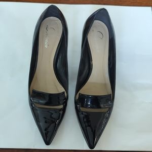 Delman Patent Leather Kitten Heels